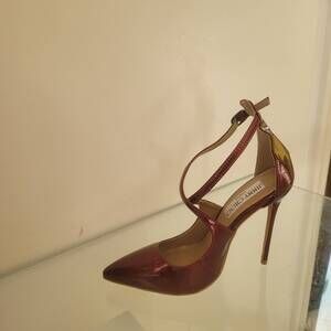 NEW JIMMY CHOO women's pointed toe office high heels in red